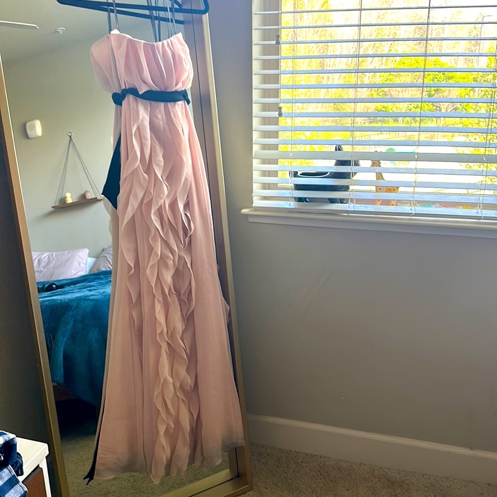White by vera wang bridesmaid dress size 2